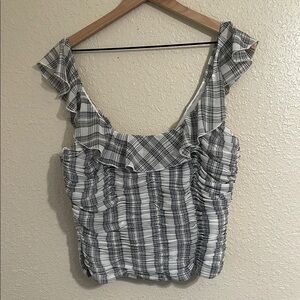 Alberto Makali plaid sleeveless top